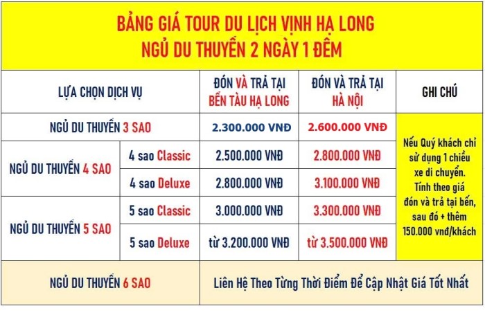 Hạ Long 2 ngày 1 đêm